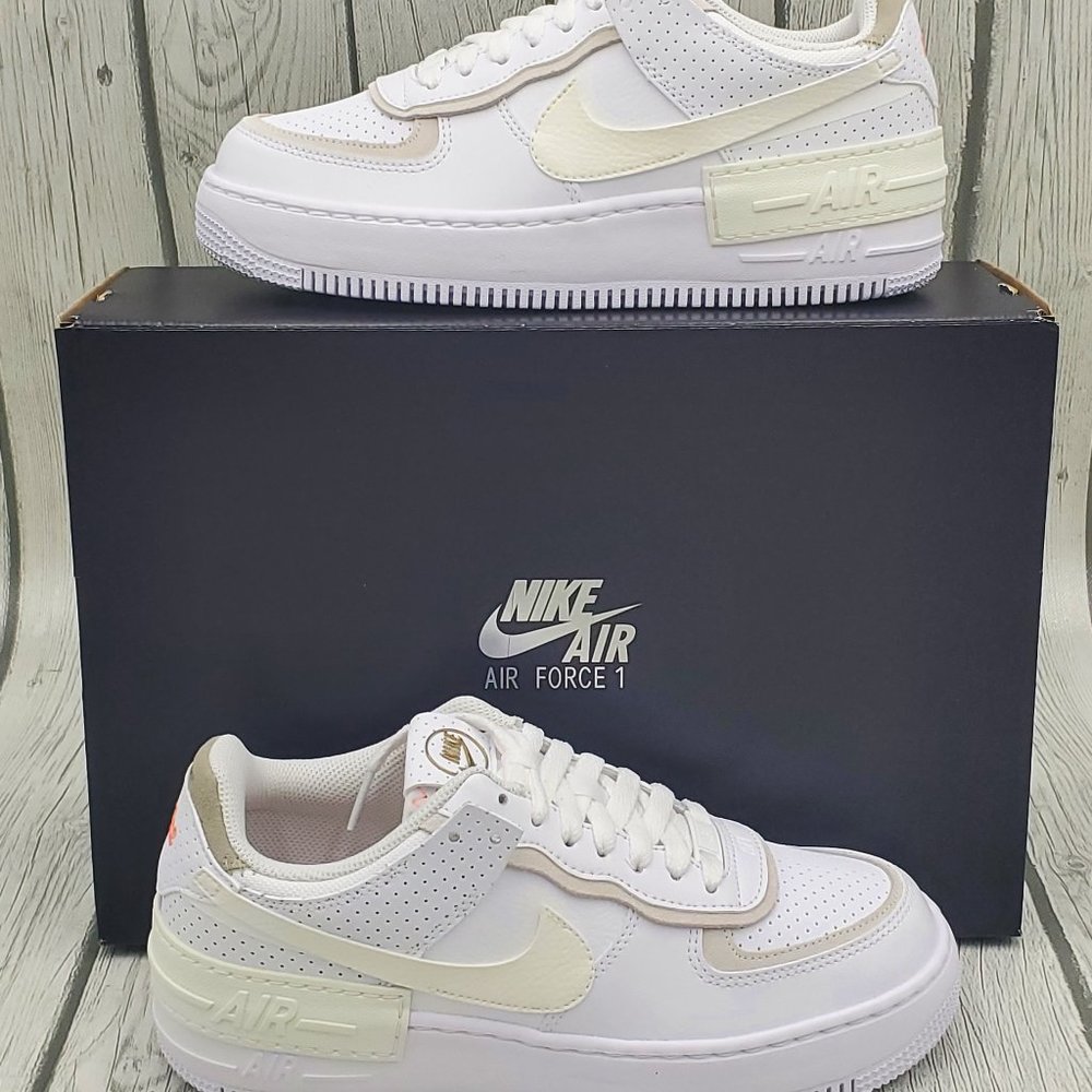 Women's Nike Air Force 1 Shadow White Atomic Pink - Picture 9 of 10